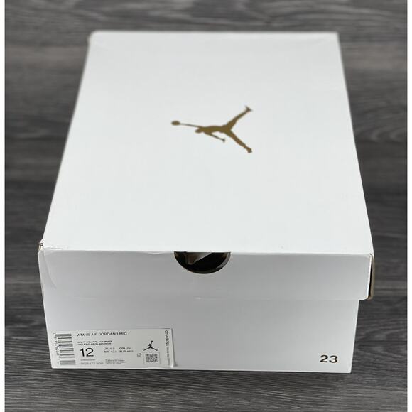 WMNS Air Jordan 1 Mid, Light Violet/White | Size 12W / 10.5M [new] BQ6472-500 - Picture 9 of 10